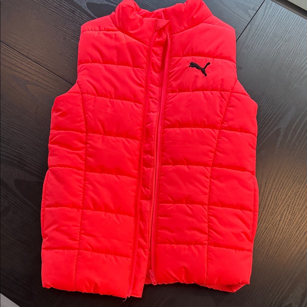 Puma Bright orange Quilted Vest